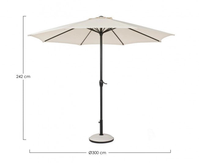 Ombrellone da Giardino con Snodo 270 cm in Alluminio - EXOTICA