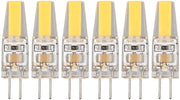 Lampada LED G4 6 pezzi 6W 500LM - Lampada LED - Risparmio energetico - Bianco caldo - Dissipazione termica - Facile da installare - Lampada LED