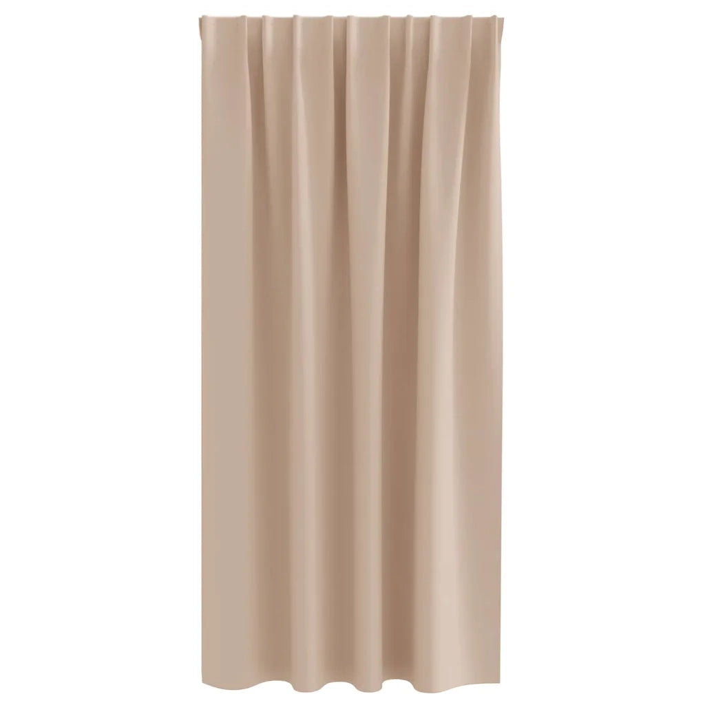 Tende Blackout con Anelli 2 pcs Talpa 175 x 140 cm Poliestere 4107439