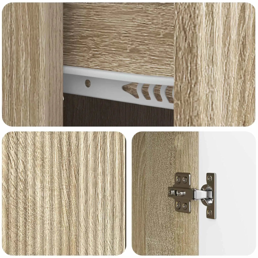 Credenza Rovere Sonoma 66 x 34,5 x 90 cm Legno ingegnerizzato