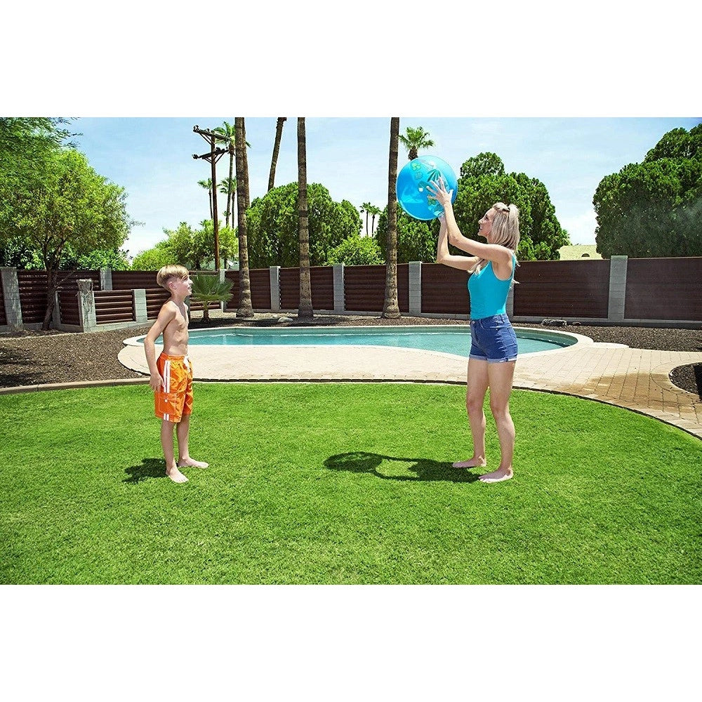 Trade Shop - Pallone Palla Spiaggia Designer 51cm Per Mare Piscina 3 Modelli Assortiti 31036 -