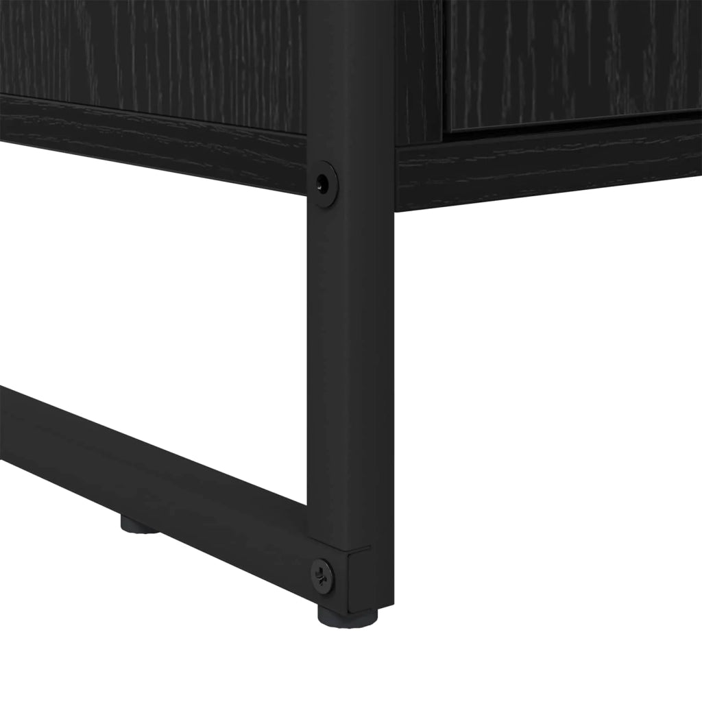 Armadio per Libri 2 pcs Rovere Nero 99,5 x 30 x 108 cm