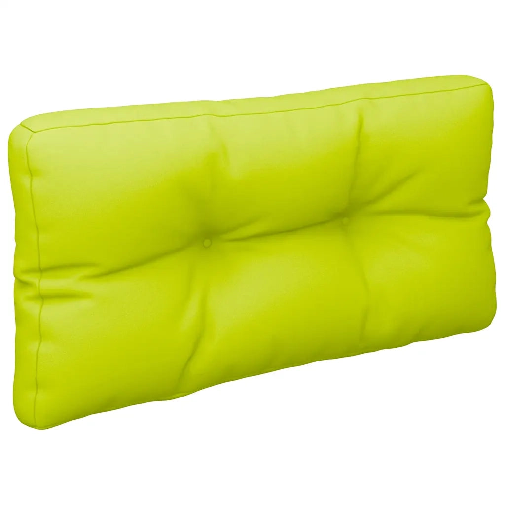 Cuscino per Pallet Verde Brillante 80x40x12 cm in Tessuto 360612