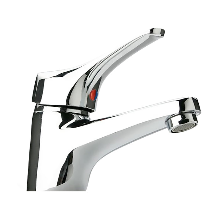 Miscelatore Rubinetto PAINI serie PILOT per lavabo completo di piletta di scarico cod. 04CR211