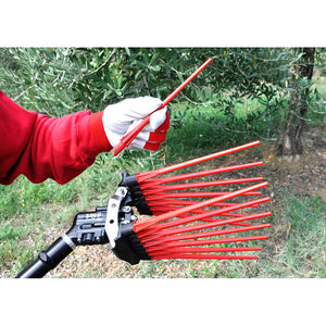 PETTINE PNEUMATICO DOPPIO RICAMBIO ABBACCHIATORE SCUOTIOLIVE V8 EVO LISAM