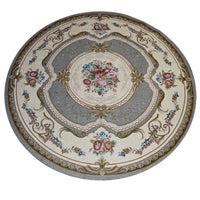 Tappeto AUBUSSON FANGO in ciniglia multiuso lavabile antiscivolo cm.200 ? Rotondo