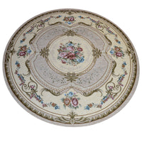 Tappeto AUBUSSON TORTORA in ciniglia multiuso lavabile antiscivolo cm.200 ? Rotondo