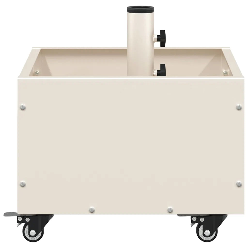 Base per ombrellone Bianco 45 x 45 x 45 cm Acciaio 42010369