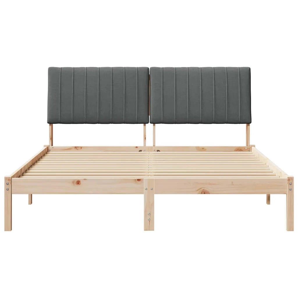 Struttura del letto Marrone 160 x 200 cm Pino massello