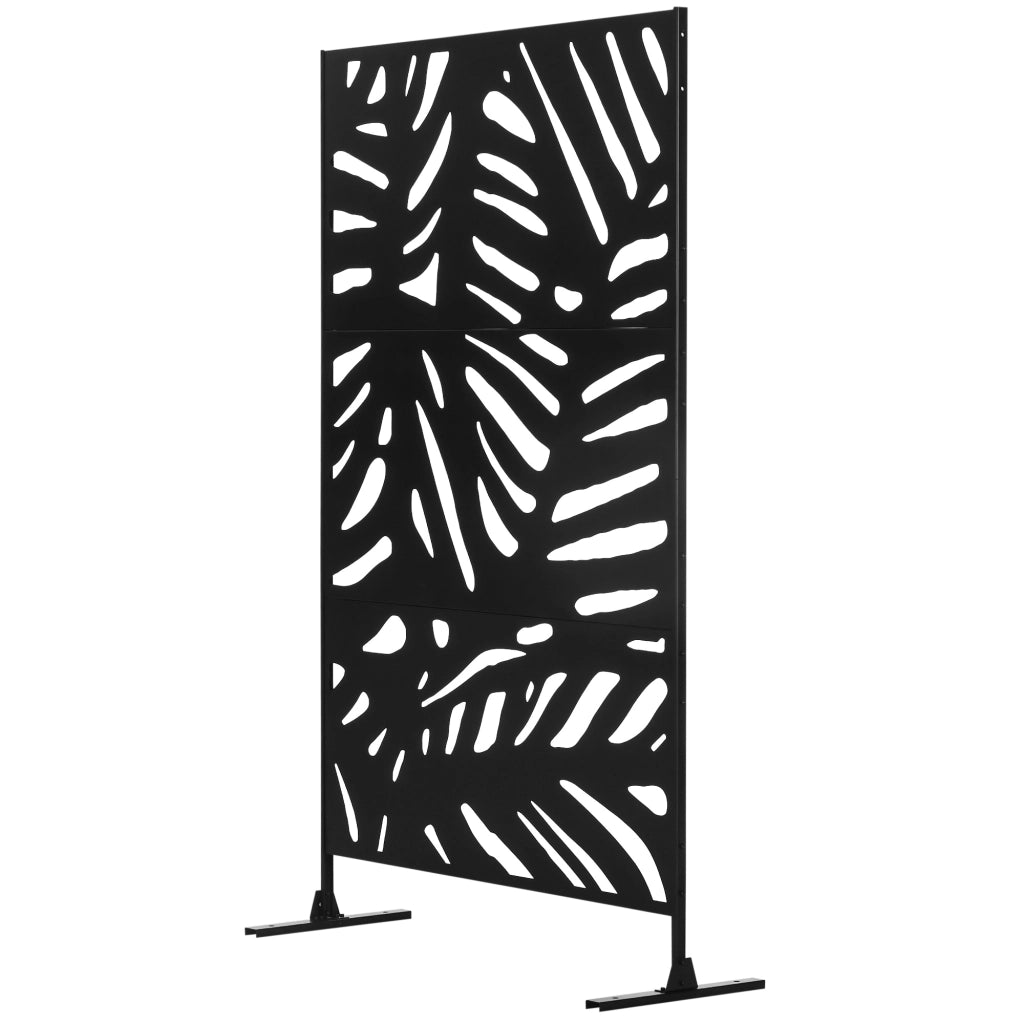 Biombo 3 Pannelli ¨C zephmum ¨C Nero 122x198 cm