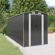 Capanno da Giardino Antracite 192x523x223 cm in Acciaio Zincato 3147453