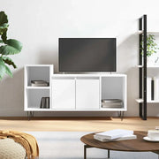 Mobile Porta TV-Mobile per TV-Credenza TV Bianco 100x35x55 cm in Legno Multistrato 372673
