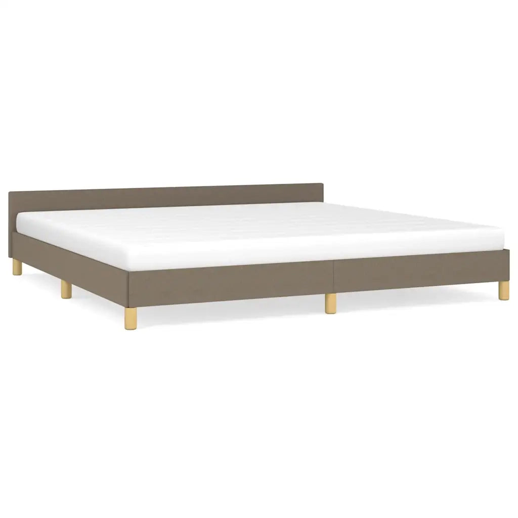 Giroletto senza Materasso Tortora 200x200 cm in Tessuto 347443