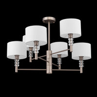 Lampadario Modern in Metallo Lincoln Nickel