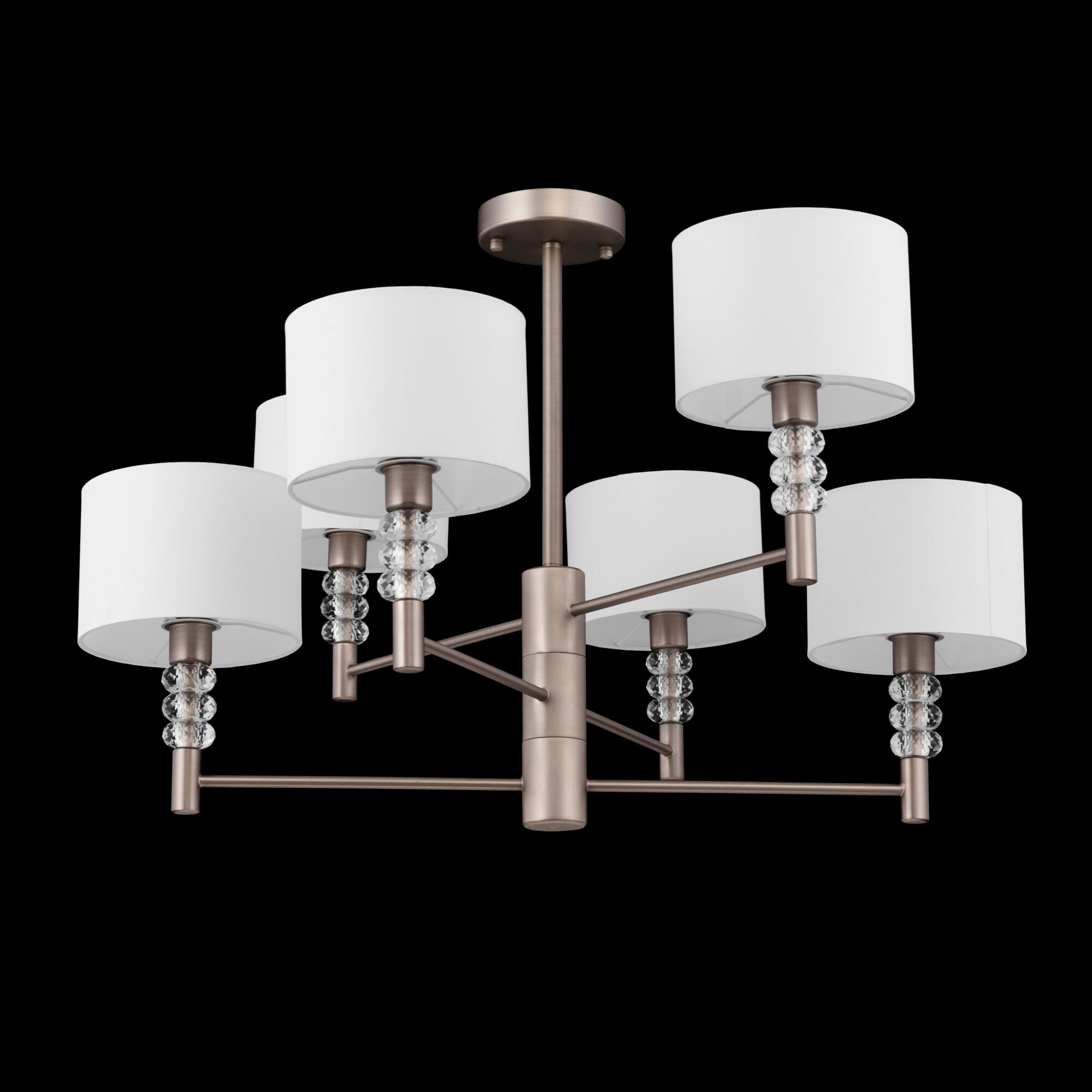 Lampadario Modern in Metallo Lincoln Nickel
