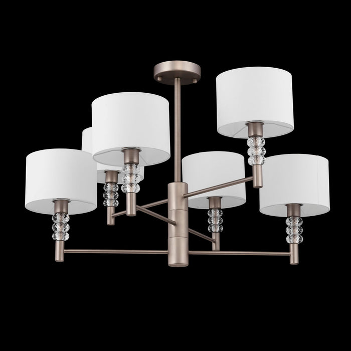 Lampadario Modern in Metallo Lincoln Nickel