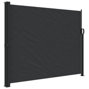 Tenda da Sole | Tenda parasole Laterale Retrattile Nera 160x500 cm