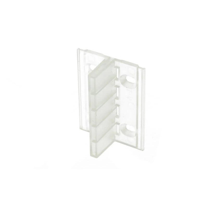 Clip Guida Gancio Lineare Plastica Per Fissaggio a Muro Parete Profilato Alluminio BA4420
