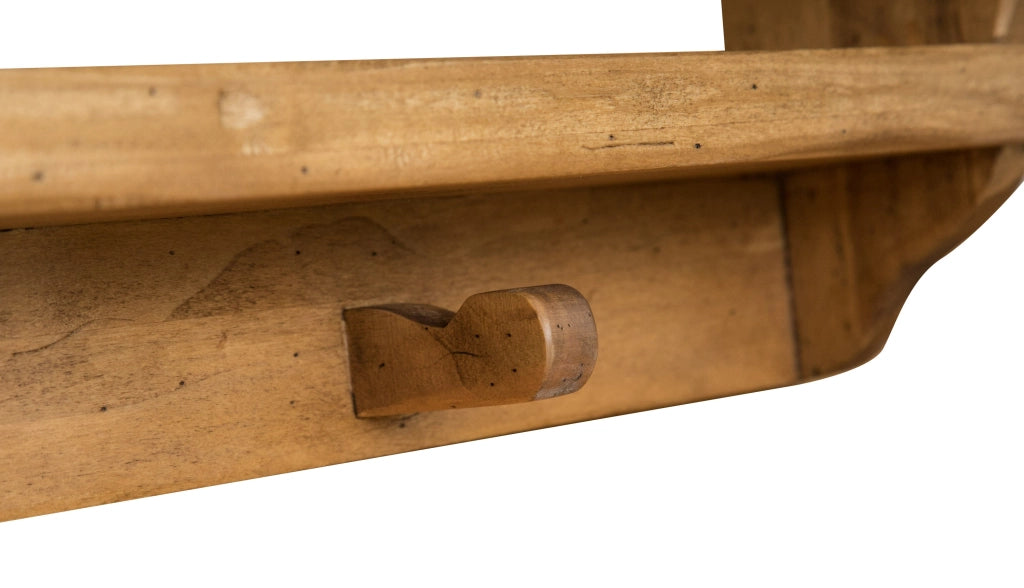 Biscottini PIATTAIA COUNTRY IN LEGNO MASSELLO DI TIGLIO FINITURA NATURALE L85XPR15XH65 CM. MADE IN ITALY