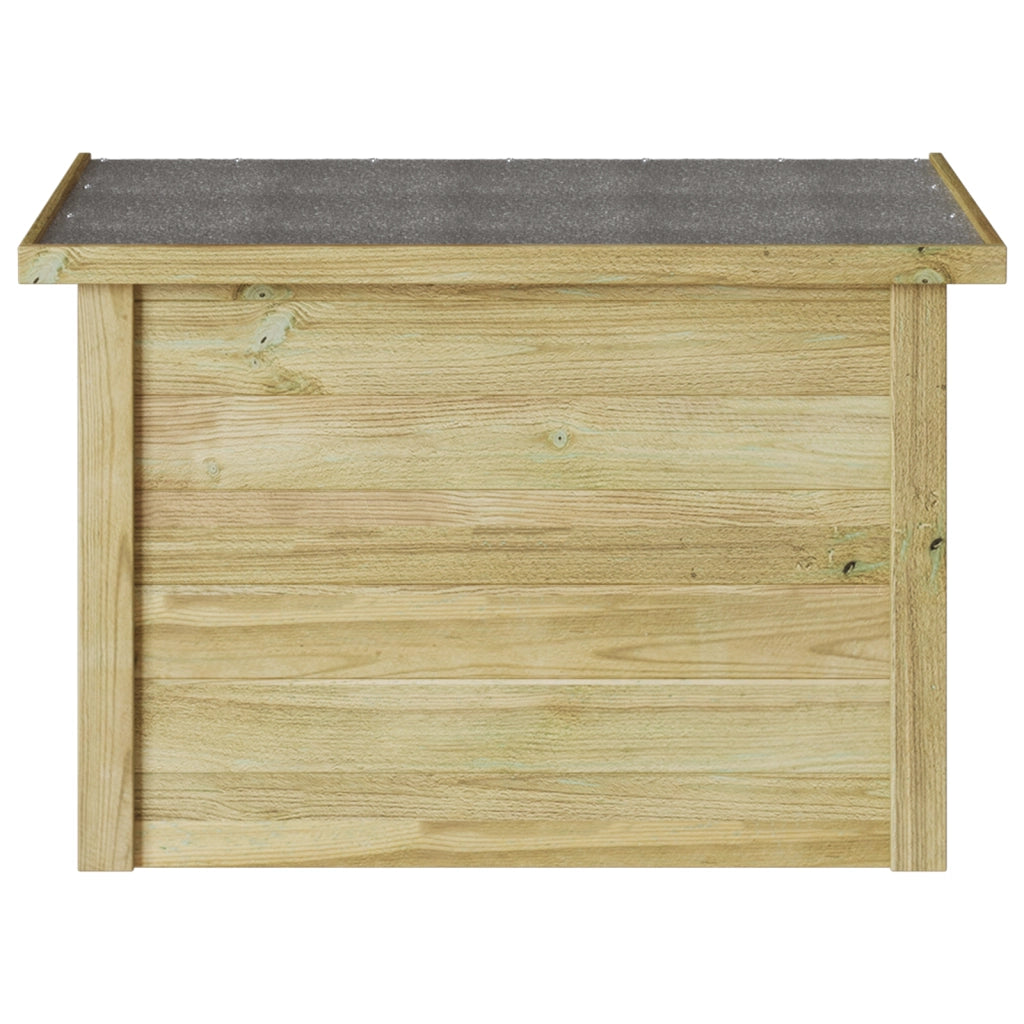 Scatola di Stoccaggio 44x80x57 cm in Legno Impregnato di Pino