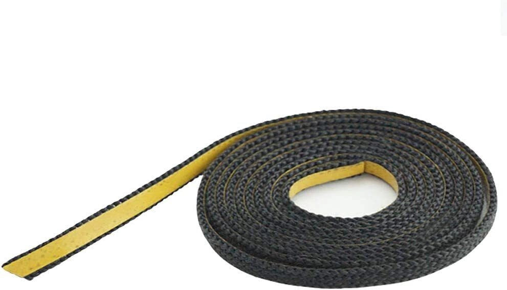 Nastro sigillante autoadesivo per camini e stufe, di colore nero 10X3 3 3 mt
