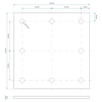 Gruetta per pick up idraulica max 900 kg 1800 mm girevole a 360° Mini gru di sollevamento