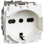 PRESA ITALIANA/TEDESCA 'LIVING NOW' BTICINO 10/16A 250V 2P+T - Bianco - BTICINO
