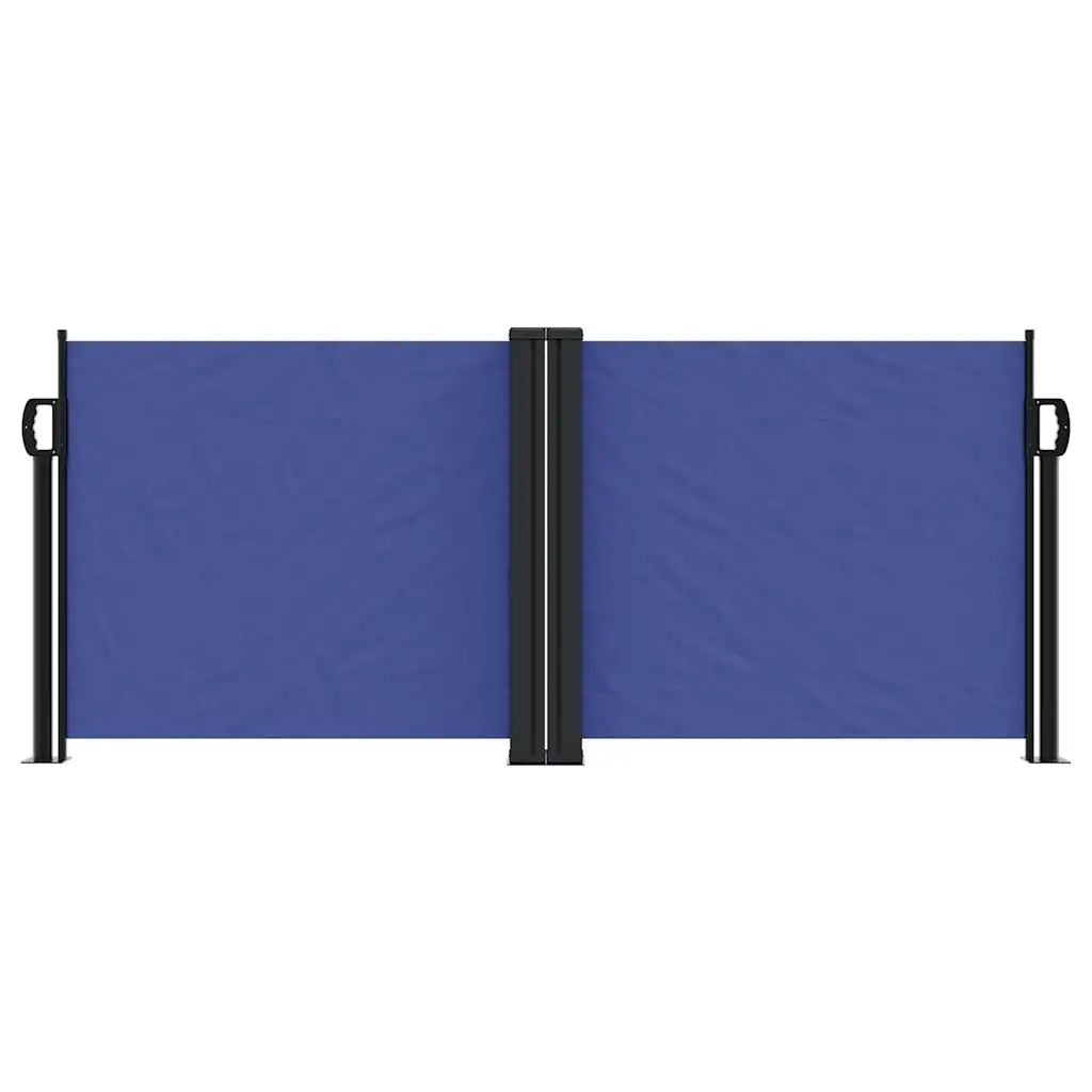 Tenda da Sole Laterale Retrattile-Tenda parasole per balcone per giardino Blu 100x600 cm 816239