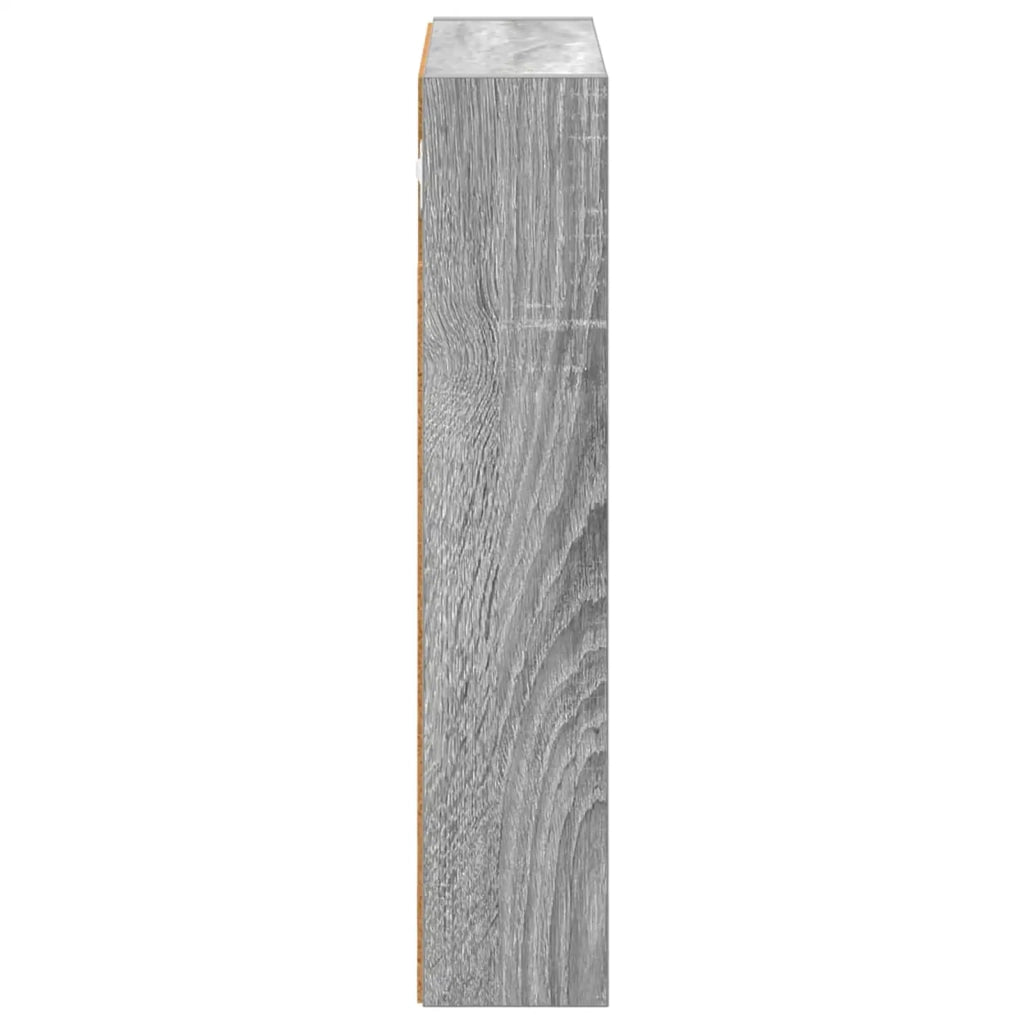 Armadio da bagno a muro Sonoma grigia 40 x 10 x 50 cm 889348
