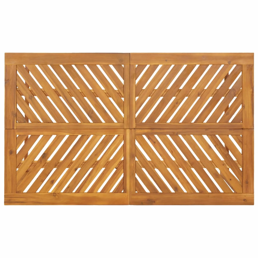 Set da Pranzo per Giardino 4 pcs Marrone 3154112
