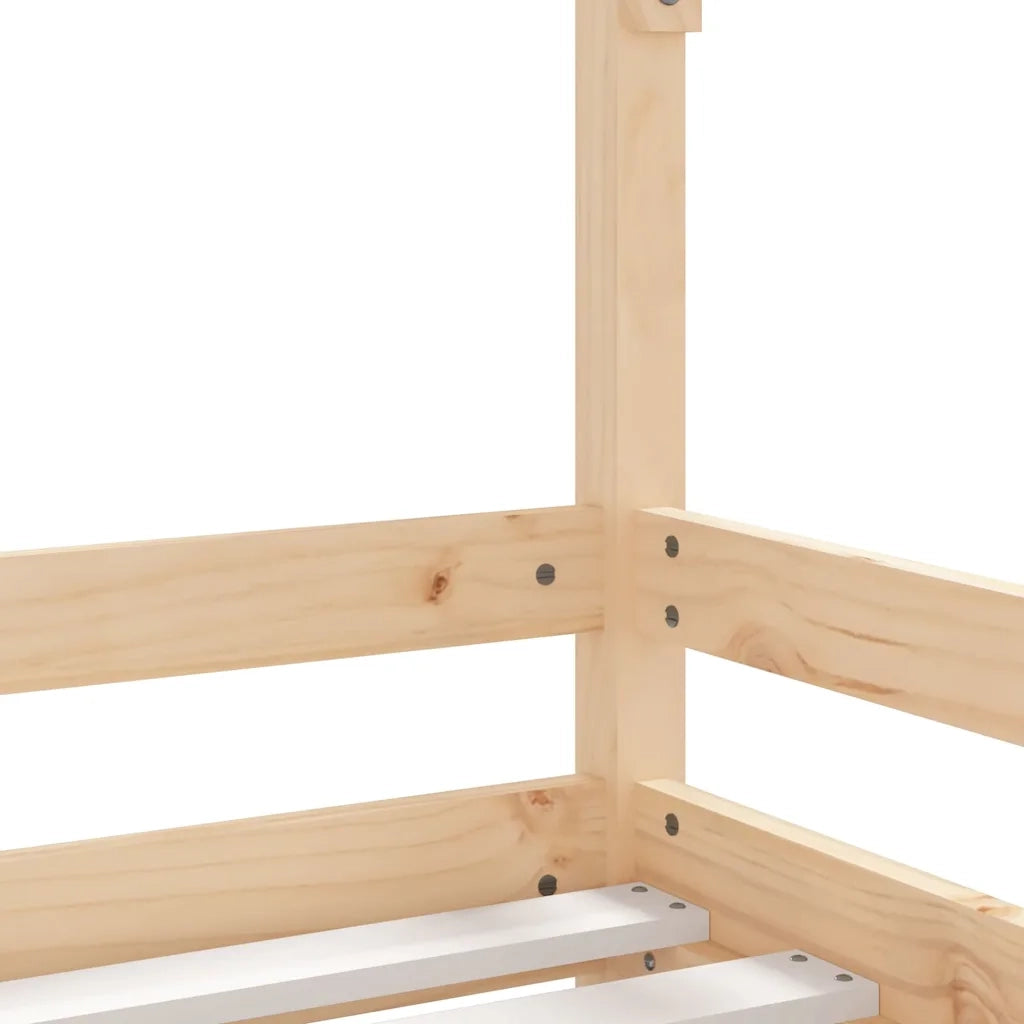 Giroletto per Bambini | Letto Infantile | Lettino 90x190 cm in Legno Massello di Pino