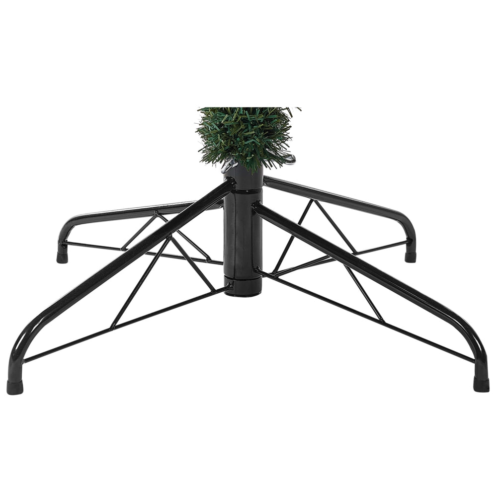 Albero di Natale Artificiale Verde Tradizionale Base Metallo PVC 180 cm stile classico tradizionale