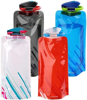Bottiglia di Plastica Rigida 700 ml - Bicchiere di Plastica Reutilizzabile - Bottiglia Raccordabile - Bottiglia Leggera - Materiale Sostenibile - Maniglia Utile