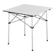 Tavolo da campeggio pieghevole 70 x 70 x 70 cm argento 03_0010996