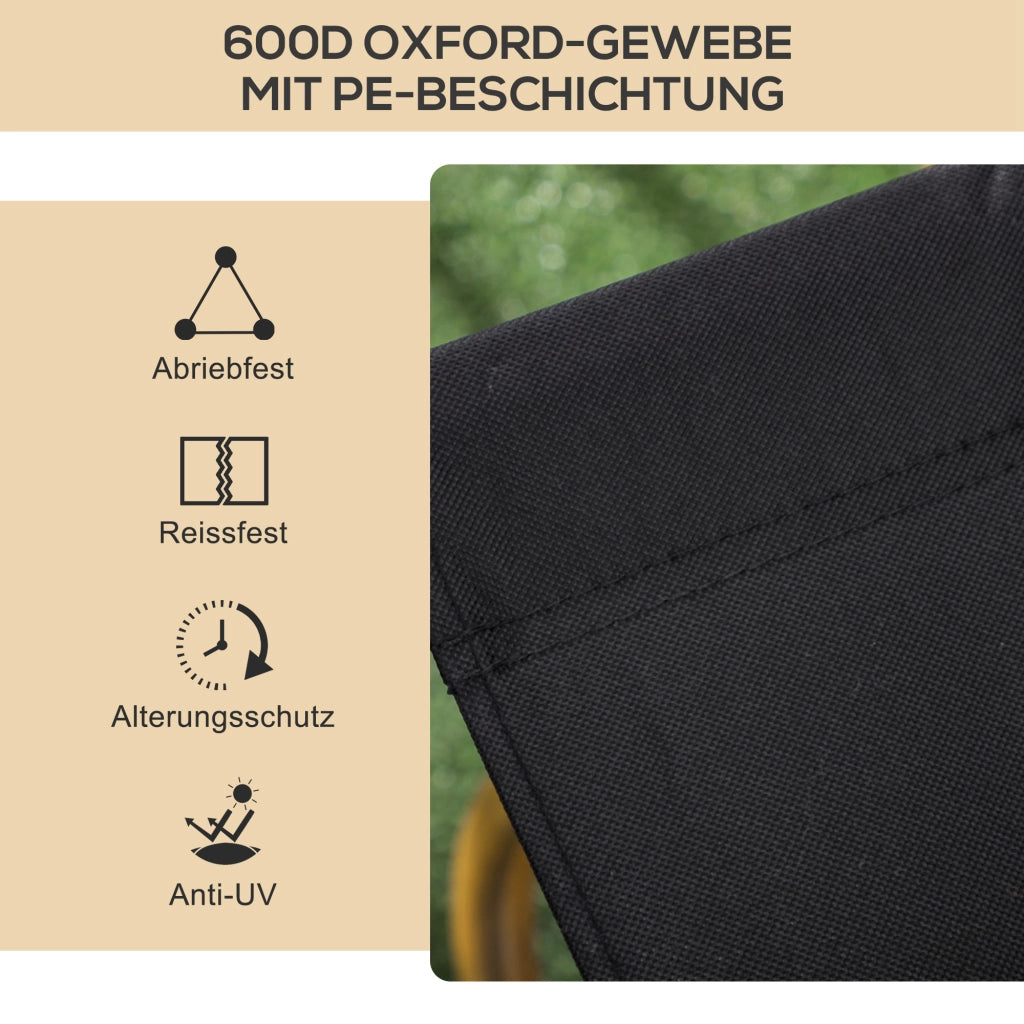 Sedia da pranzo pieghevole ¨C zephmum ¨C nero, metallo, legno