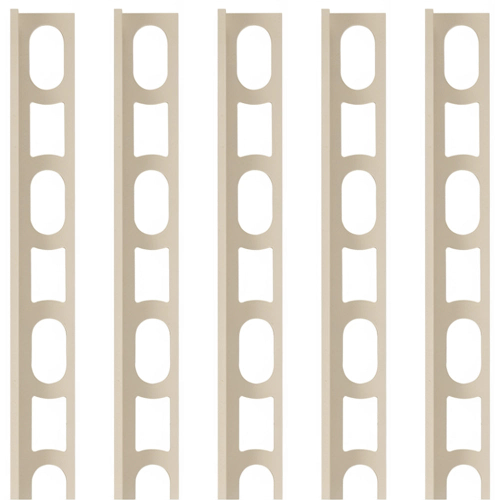 Profili in alluminio verniciato colore 138 a l per finitura parete proangle *** pezzi 5 pz, confezione 1