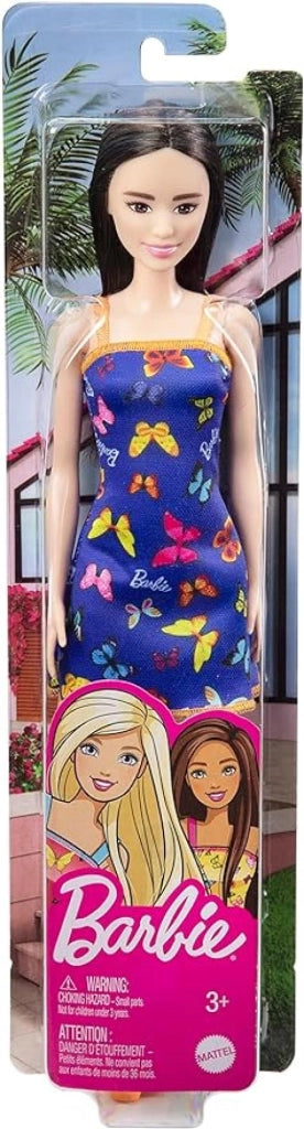 Barbie-Abito Blu Fantasia Farfalle