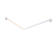 RIDDER Bastone Angolare per Tenda Doccia Bianco 80x80x2,5 cm 425897
