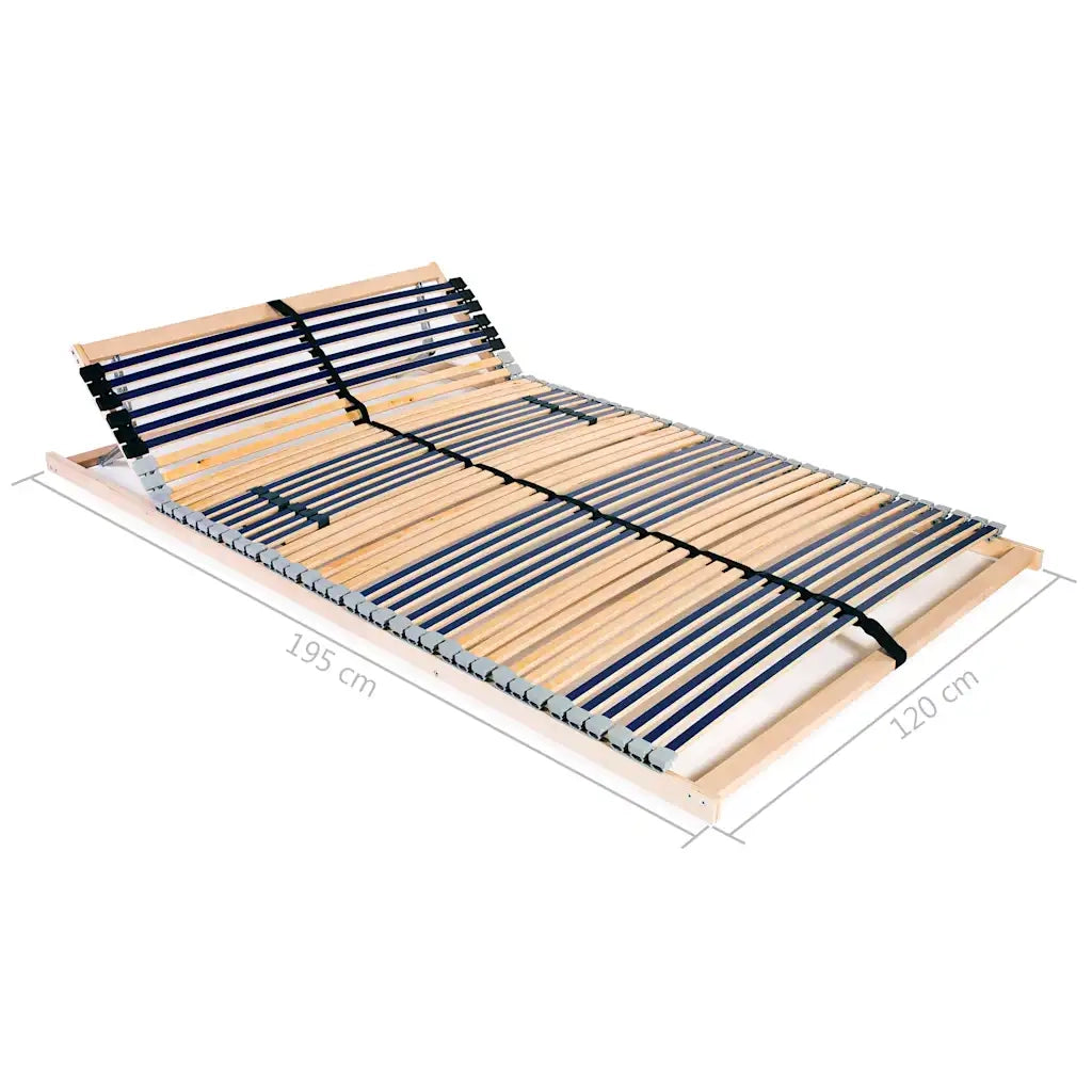 Letto matrimoniale | Letto per adulti | Rete a Doghe 7 Zone senza Materasso con 42 Doghe 120x200 cm