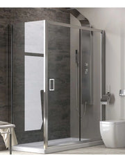 Cabina doccia quadrata grande NEW FLORA 500 120x120 x180 cm
