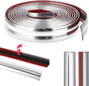 Protezione angolare e di bordo autoadesiva 30cm per interni ed esterni - argento.