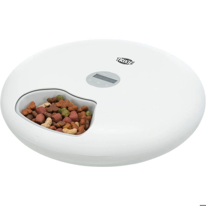 Distributore automatico di alimenti TRIXIE TX5+1 - 6  0,18 L -  32  8 cm - Bianco