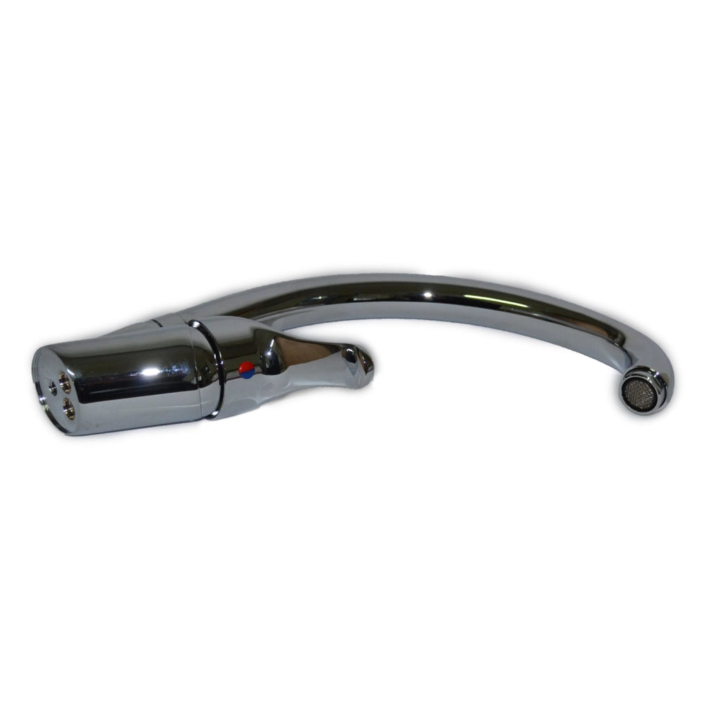 RUBINETTO LAVELLO CUCINA MONOCOMANDO CANNA CIGNO ASTRO2