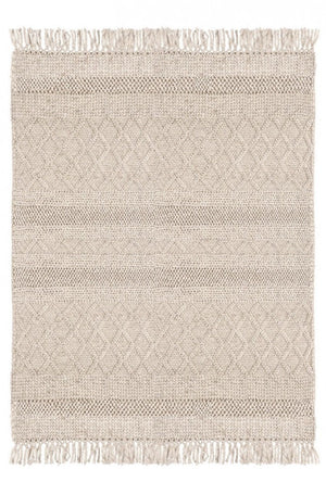Tappeto 160x230 cm Hiruni in Tessuto Beige