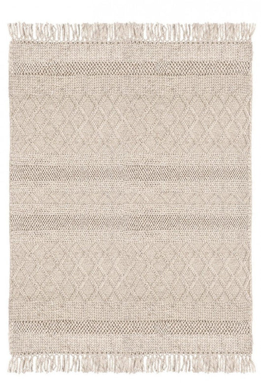 Tappeto 160x230 cm Hiruni in Tessuto Beige