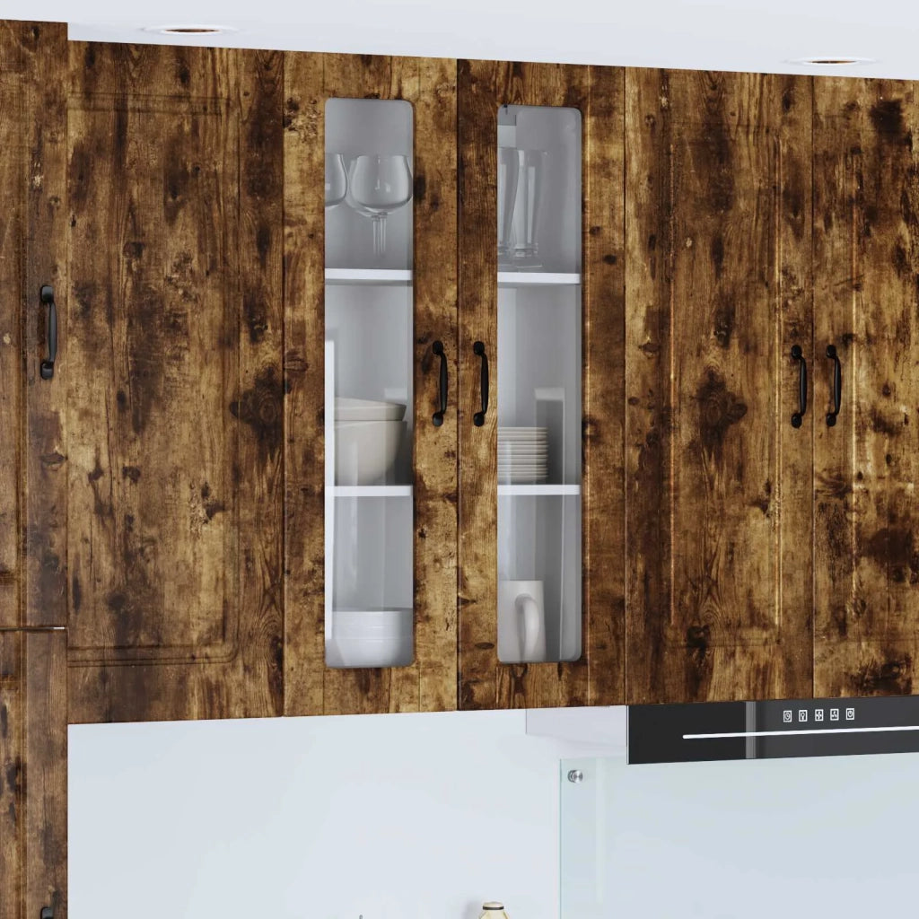 Mobile da cucina-Armadio da cucina Rovere fum¨¦ 60 x 31 x 100 cm Legno multistrato 848037