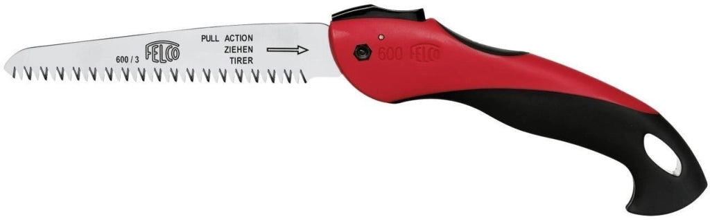 Felco 600 Sega da potatura 16 cm Nero, Cromo, Rosso