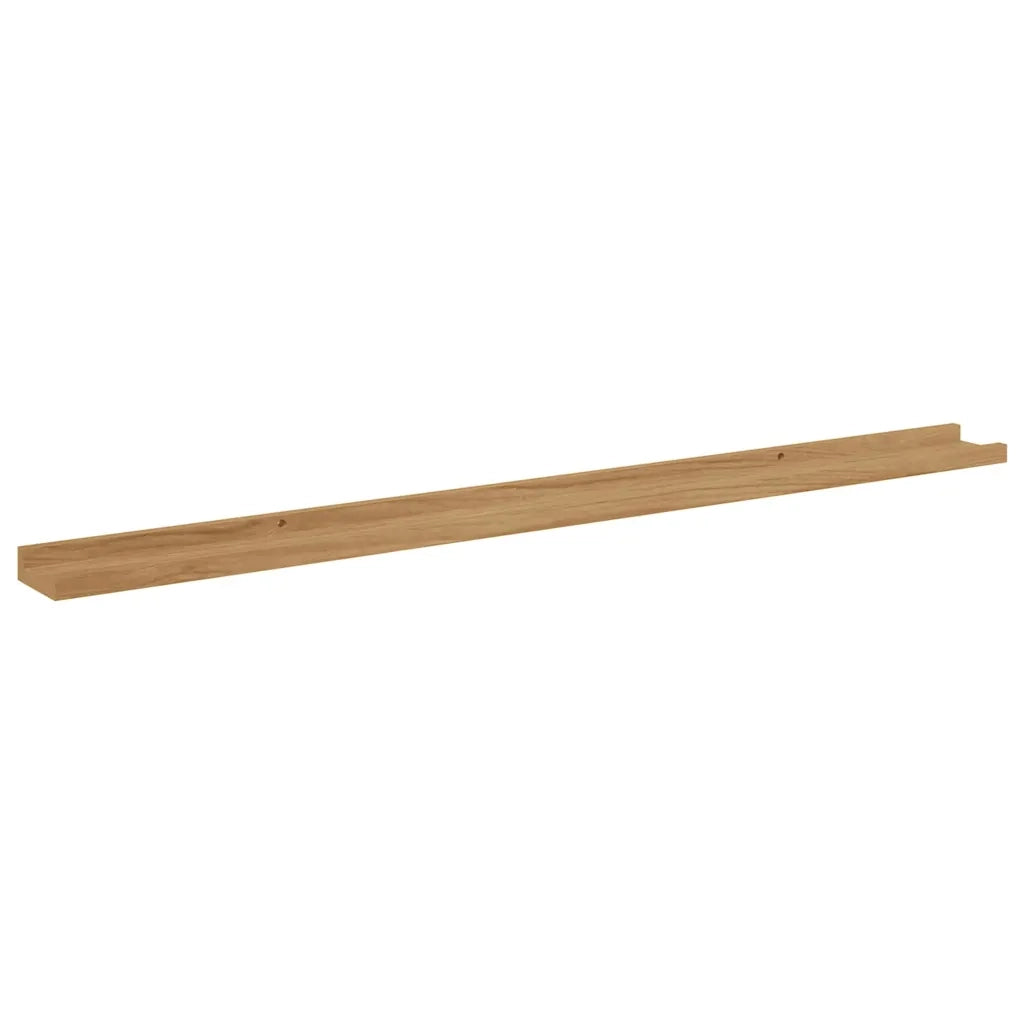 Scaffale da parete con lo scaffale 4 pcs Marrone 115 x 9 x 3 cm 42020020