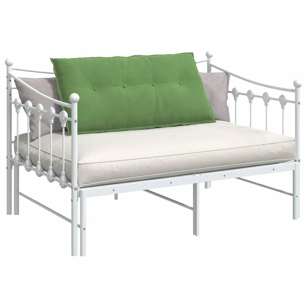 Cuscino per Schiena Verde chiaro 100 x 50 cm Tessuto in Cords