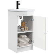 Mobile da bagno con Lavabo | Armadio Lavabo Bianco Lucido 42 x 40 x 84,5 cm